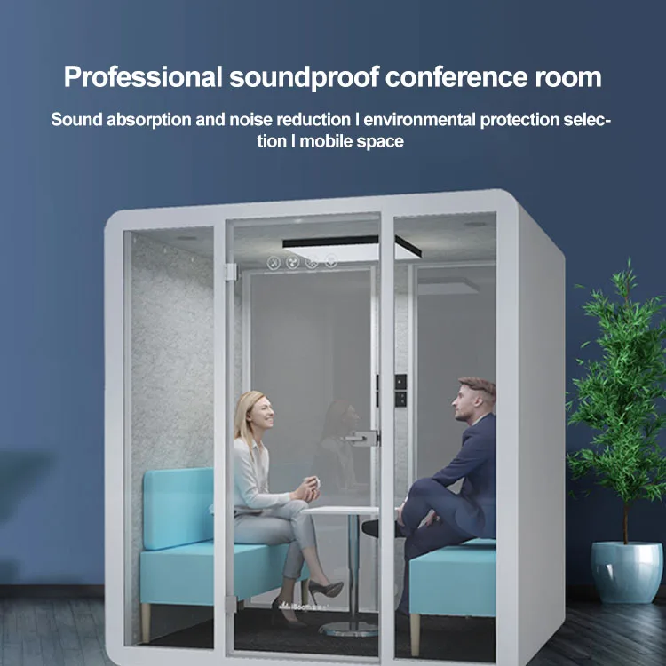 Giantsmade Modern Simplicity Booth Noise Isolation Cabin Soundproof Office Pod Office Meeting Pod