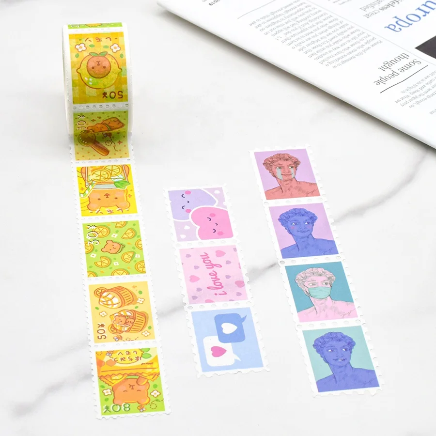 
Foil Decorative Beach Vacation Stamps Base Element Beautiful Washi Tape 