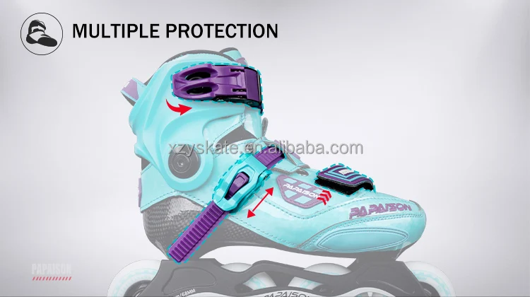 Durable Freestyle Skates For Adults New Arrival Professional Carbon Fiber Base Slalom Skates Inline Skates PU 4 Wheels To Sale
