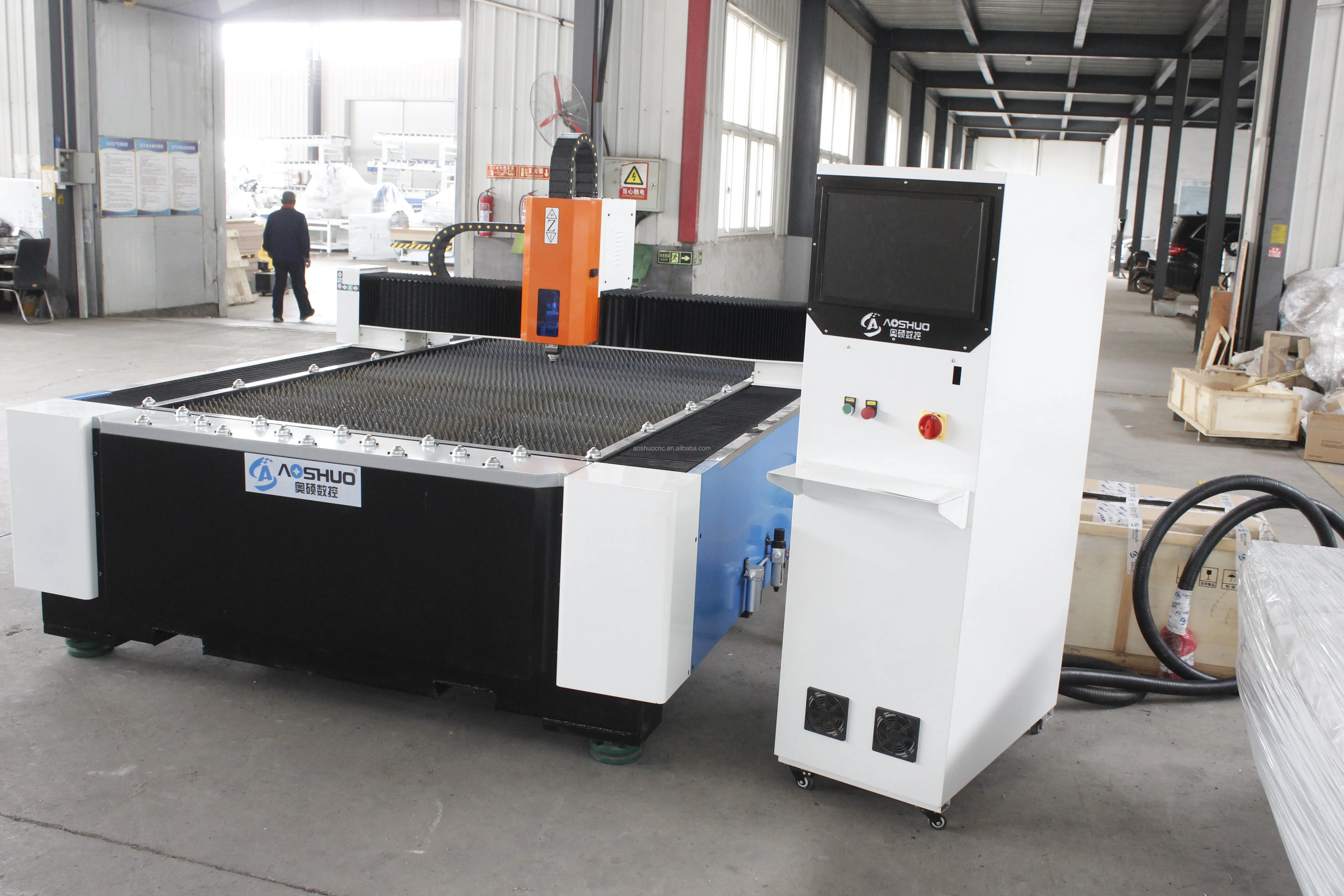 AS3015 1500W 3000W MAX laser source steel iron fiber laser cutting machine price for sale