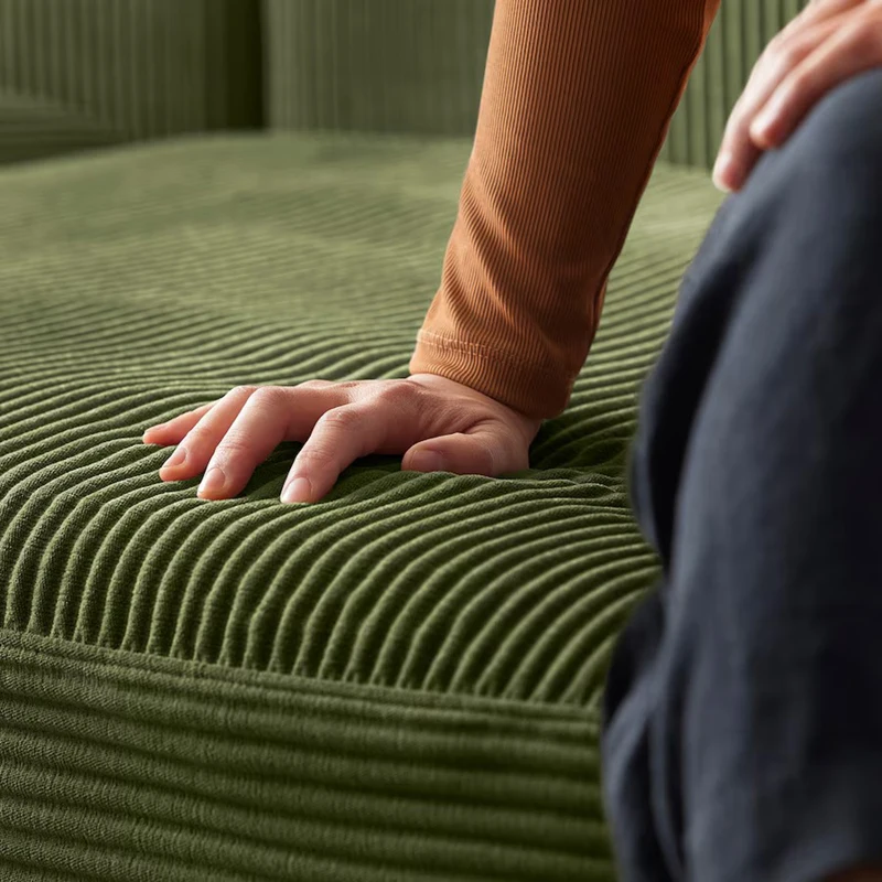 Italian Luxury Vacuum Compressed Packed Sofa Modern Sectional Floor Couch Fabric Living Room Home Modular Sofa Set