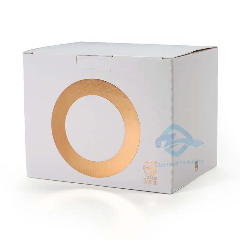 F flute fancy micro corrugated box custom small mailing boxes with luxury gold logo