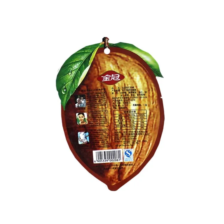 Print Packaging Candy and sugar 3.5g edible smell proof Irregular Special Plastic Die Cut Custom Shaped Mylar Bags