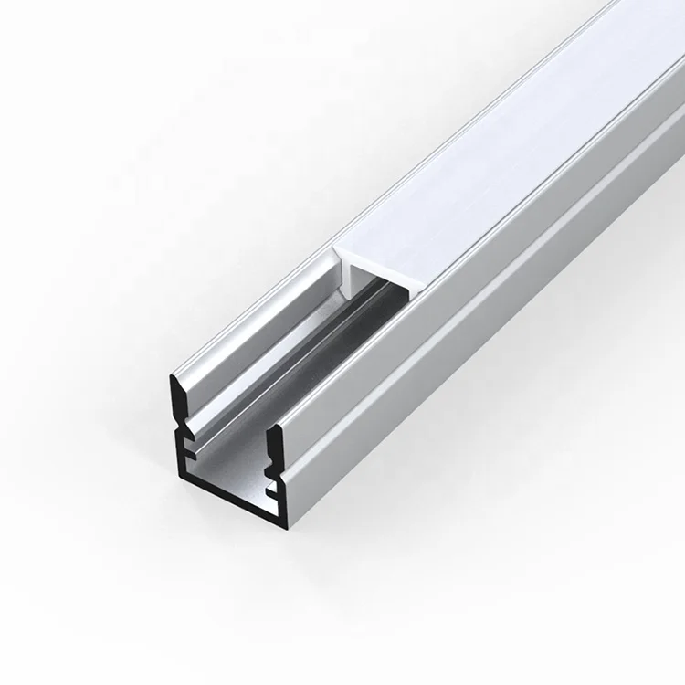 Wholesale Led Strip Light Housing Surface PC Diffuser Alu Profil Silver Black White Extruded Channel Aluminum Led Profile