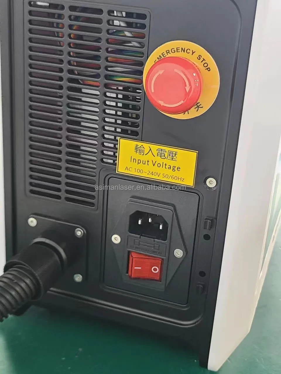 Portable Mini Fiber Laser Printer Machine 20W Mobile Handle Pulsed Mode Home Use Max Laser Source Support AI DXF Formats