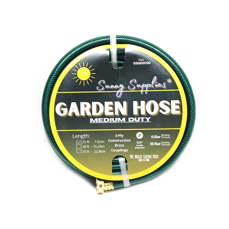 PVC flexible garden hose food grade hose plastic water hose
