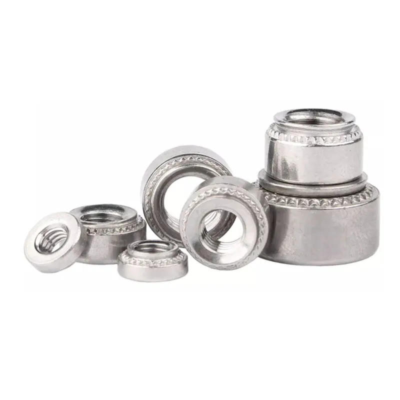 304 stainless steel galvanized self clinching nut 1/4-20 unc self clinch nut