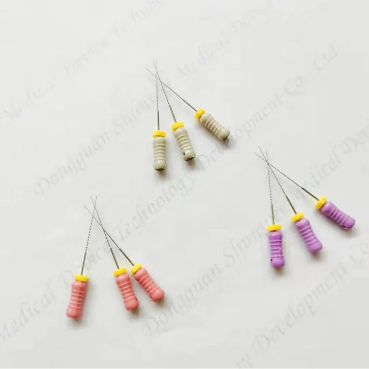 Low Price Dental Instruments Root Canal Files Hyperelasticity Hand Use Nickel Titanium  K Files