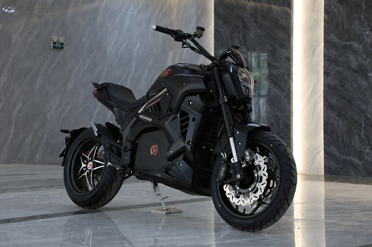 JOSE 8000w mid drive belt /chain drive rear single arms motor 150km/h Adult high speed racing electric motorcycle