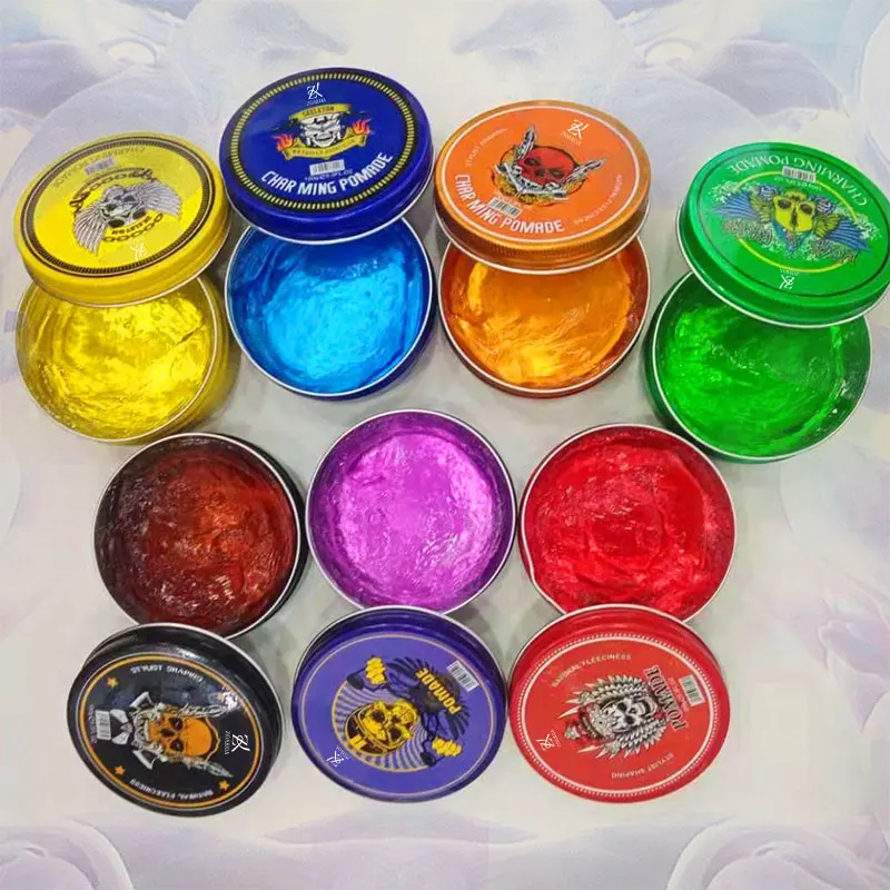 Оптовая продажа быстросохнущая матовая глина для волос фирменная марка фруктовый аромат помада восковой крем