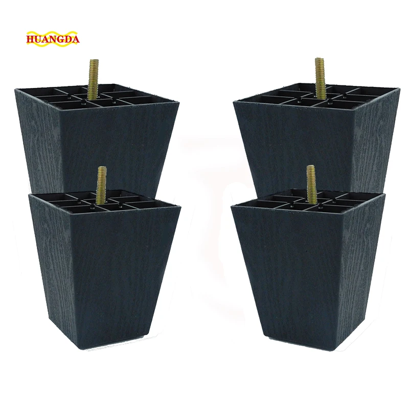 Замена ножки мебели 4 дюйма диванные ножки для мебели пластиковая вилка Пластиковый Диван ног