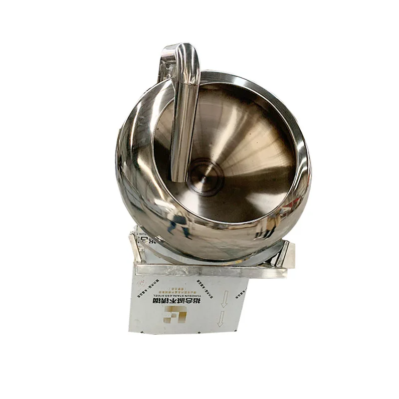 Automatic Peanut Nut Chocolate Coating Pan Machine Food Flavoring Mixer Sugar Candy Chocolate Coating Machine