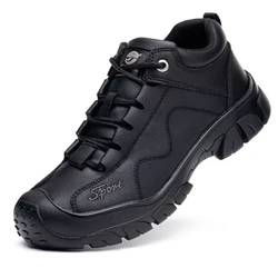 China fashion rubber sole RTS non-slip men steel toe working shoes industrial leather safety boots