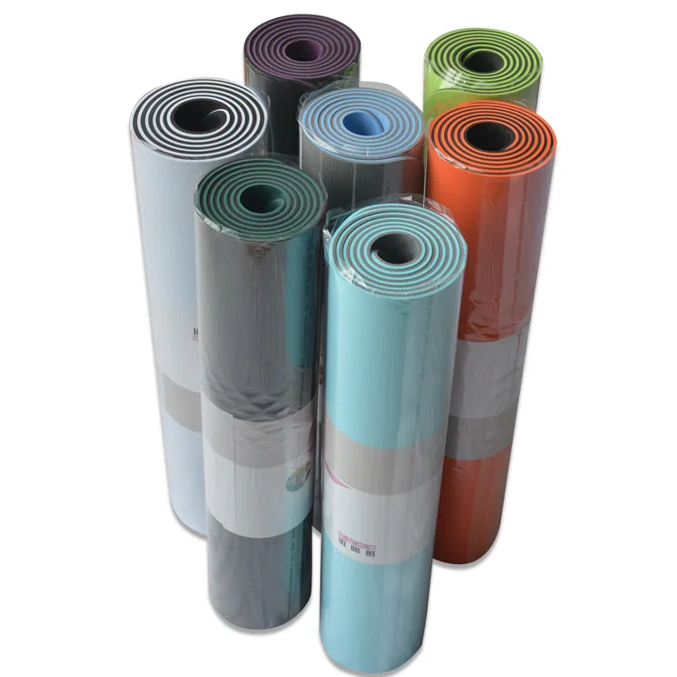 Double layer Double layer TPE Yoga Mat Eco Friendly Private Label Anti Fatigue,High Quality Custom Logo Pilates Mat