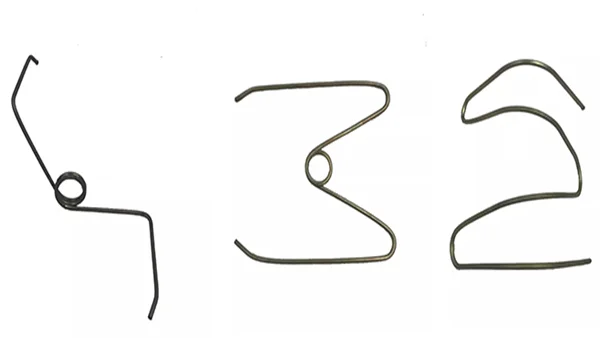 Mattress steel wire butterfly support spring, mattress frame edge support spring