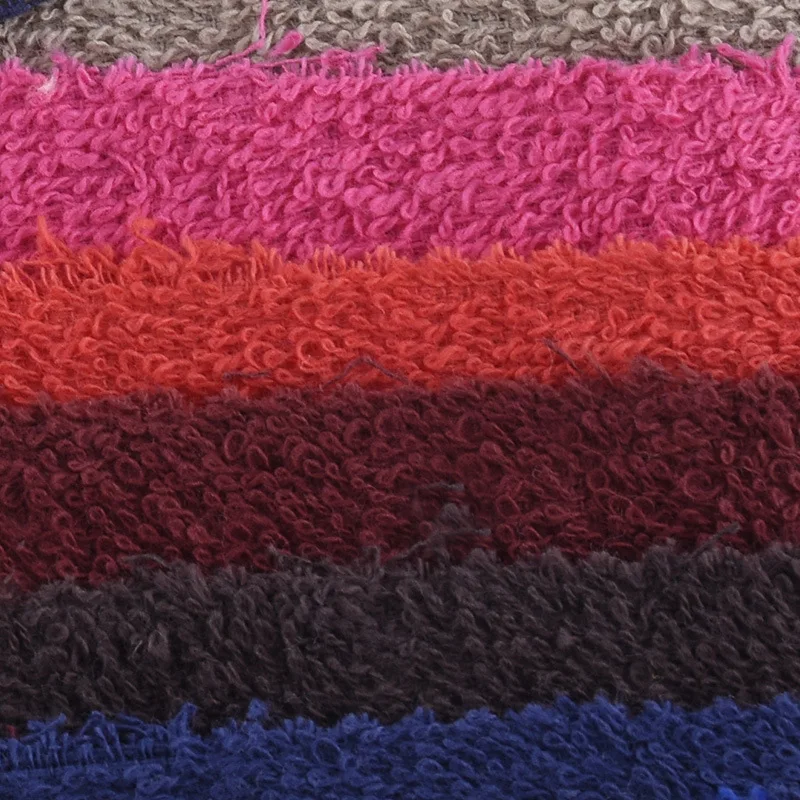Multicolor 100%Cotton Combed French Terry Double Side Woven Cotton Toweling Fabric for Bath Towel Bathrobe Cotton Fabric Roll