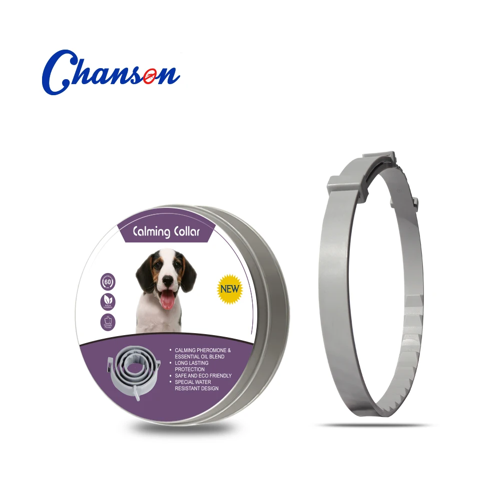 Amazon hot selling Wholesale Pet Pheromone 60 Days Anti Anxiety Calming Collar