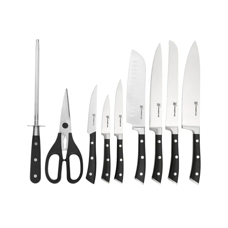 
15 pcs kitchen knife set with wooden block 