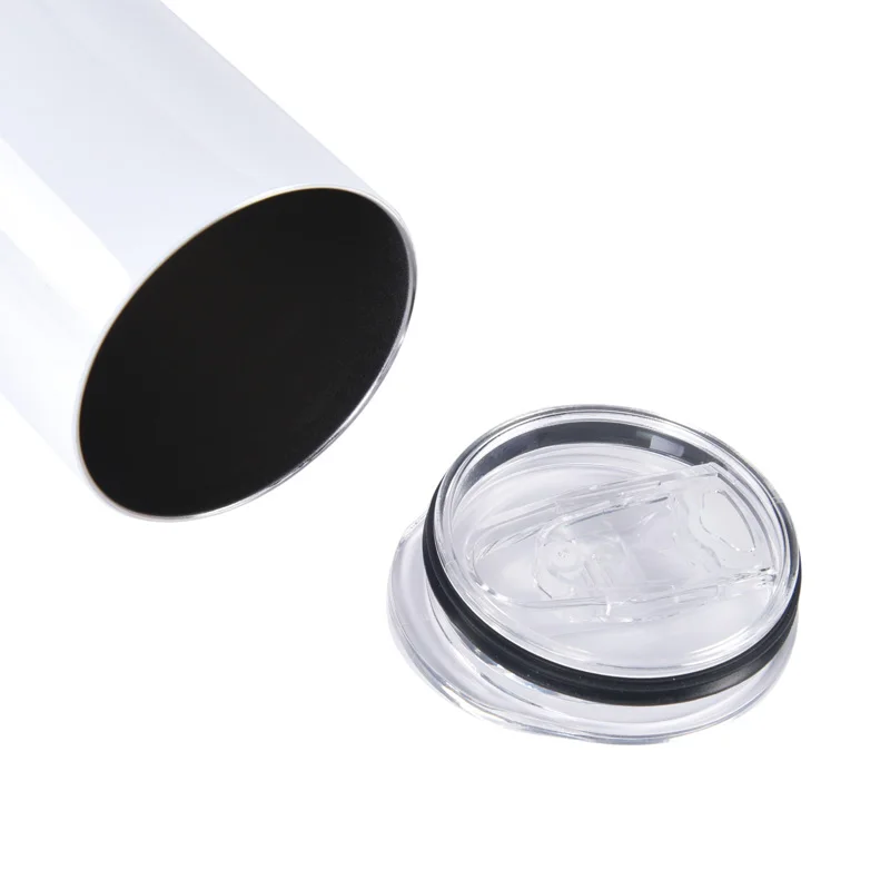 Sublimation Blanks Coffee Mug Metal Tumbler Double Wall Stainless Steel USA Vacuum Insulated Tumbler Straight Stock 20 Oz 30oz