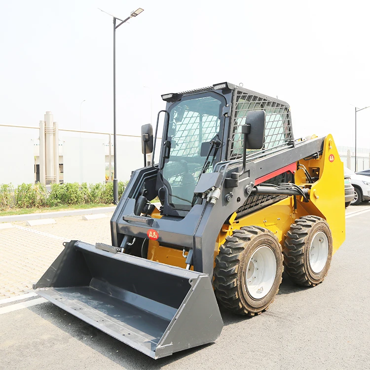Fast Delivery Skid Steer Loader Manufacturer Wheeled Skid Steer Loader Agricultural Machinery Backhoe Loader