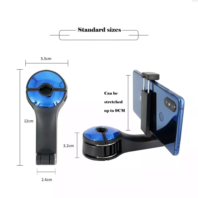 Newly Rotating Car Headrest Adjustable Phone Holder Mobile Phone Mount Hook Storage Hanger for All Phones