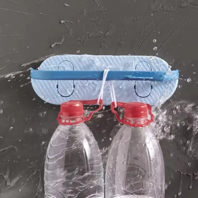 yuyang storage rack white wall-mounted Portable space-saving plastic sturdy adhesive bathroom slipper shoe rack