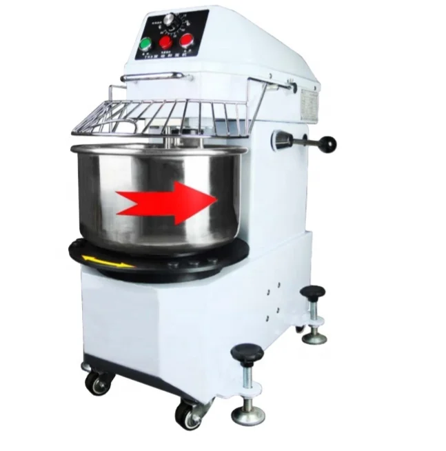 40L Double Action  Double speed planetary mixer small kneading machine dough mixer for bakery equipment