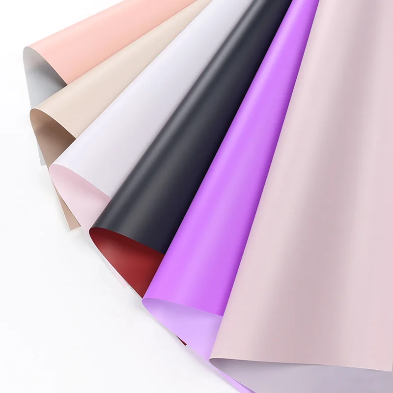 
2021 NEW ORIGINAL Spring Florist Wrap Supplies Flower Shop Double Sided Color With Wholesaler Price 