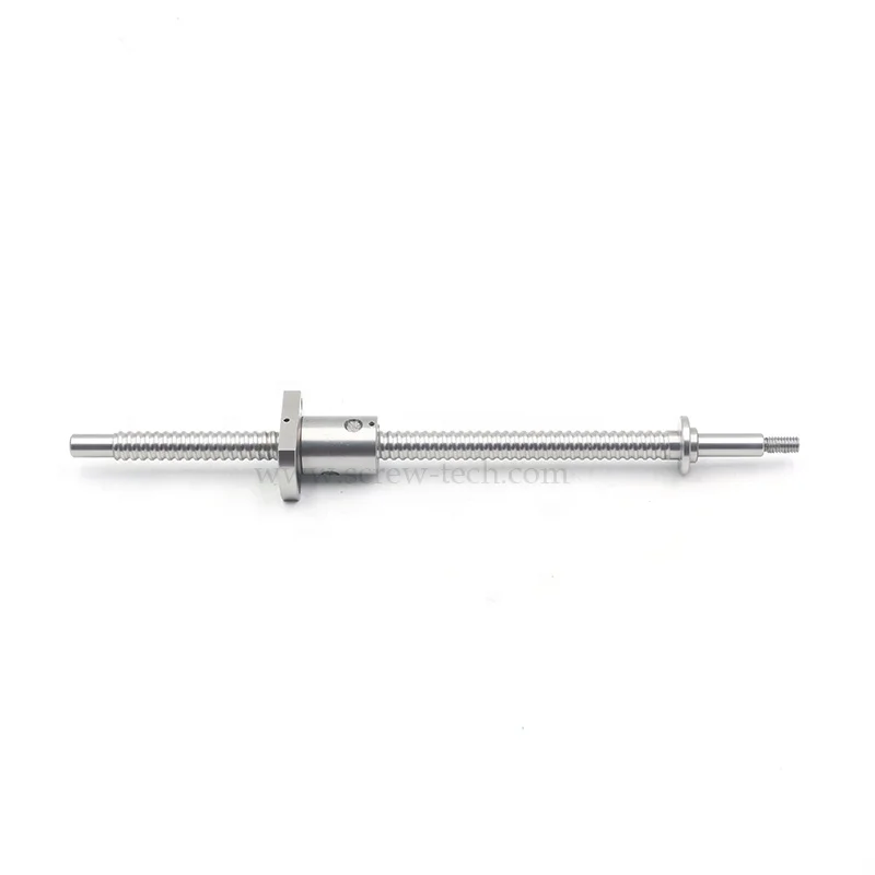 China Factory Made 10mm Miniature Ball Screw With Flange For Electric discharge machine