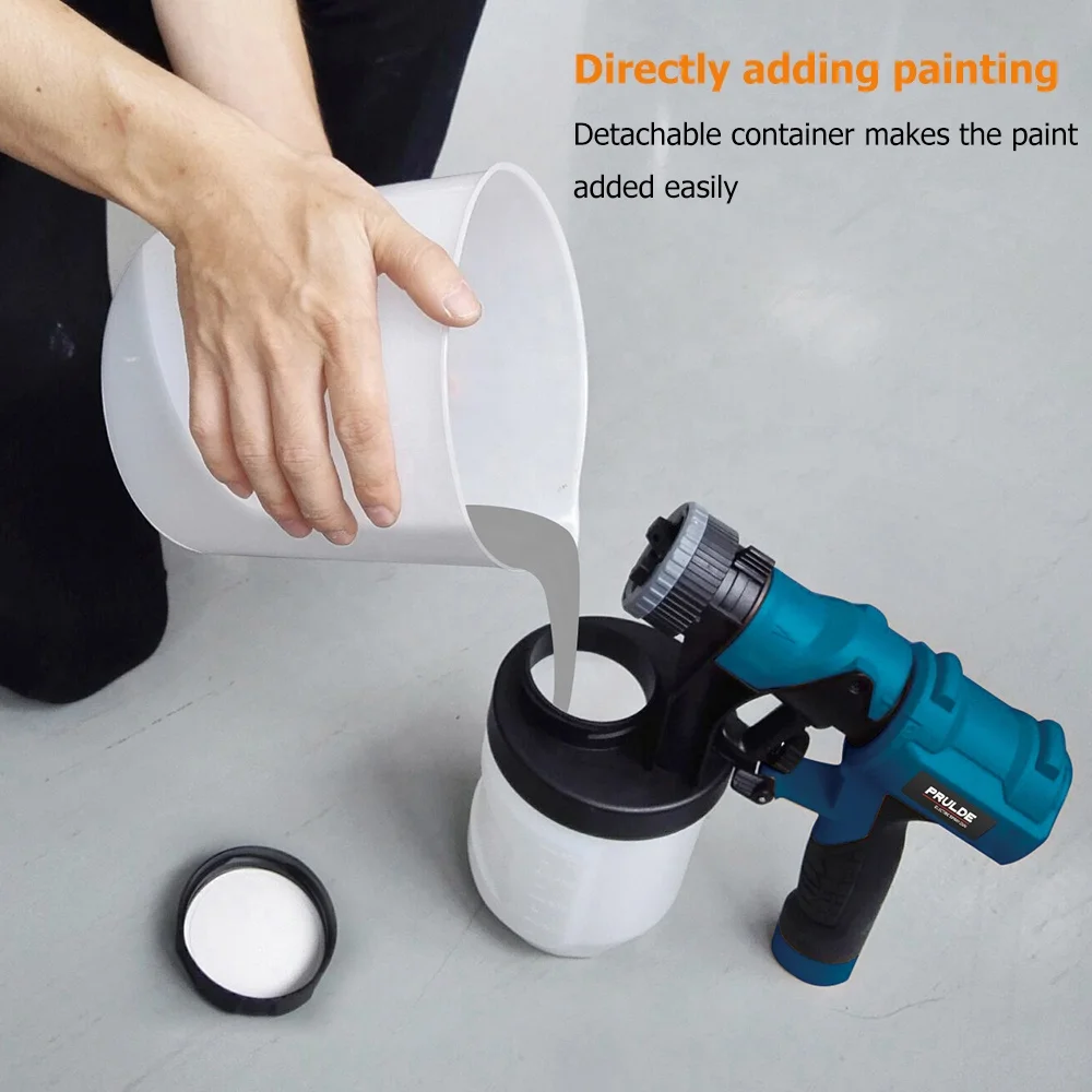 
Neu Master 600W HVLP Portable Paint Sprayer with Shoulder Strap 