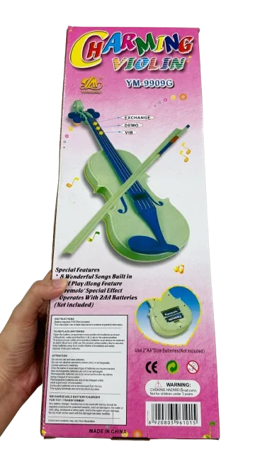YM-9909G New Discount Sales  Fast Shipping Violin Electric Instrument Kids Violin Toy Violines 4/4
