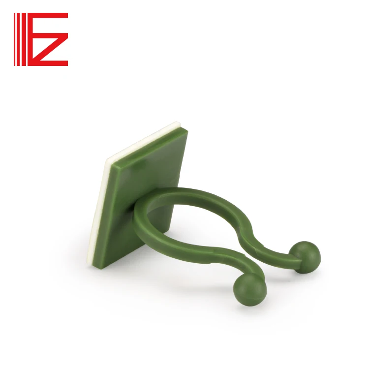 Direct selling tie mounts Nylon green cable tie mount self-adhesive twist tie