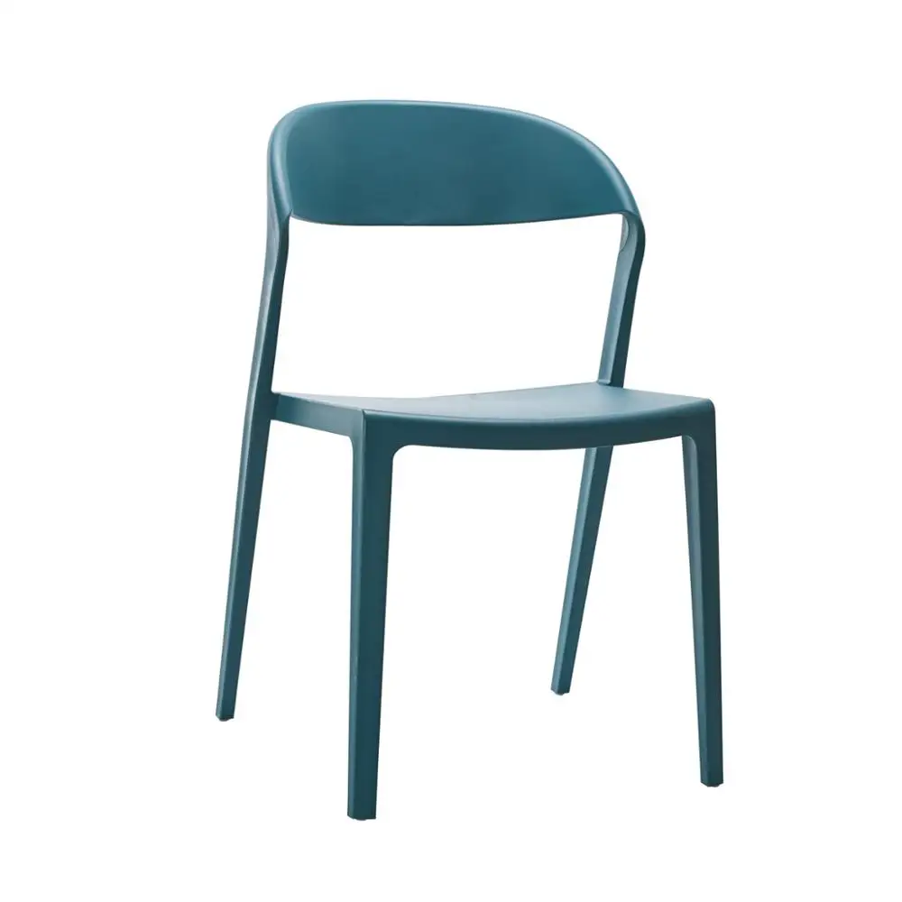
Modern design home furniture high quality simple style stackable cheap dining chair colorful pp plastic chairs 