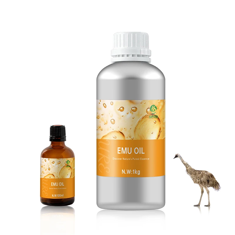 Private label 100% чистое натуральное масло эму премиум качества для косметического использования