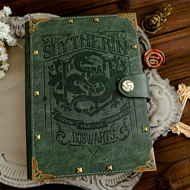 Записная книжка Harryed Potters Hogwarts винтажный крафт-блокнот Slytherin Ravenclaw Hufflepuff Document Book