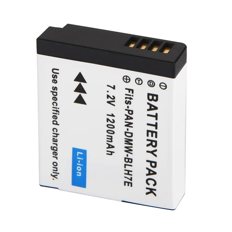 7.2V 1200mah DMW-BLH7E DMW BLH7E Li-ion Rechargeable Camera Battery For Panasonic DMC-GF7 GF8 DMC-GM1 GM1K GM5 Camera Battery