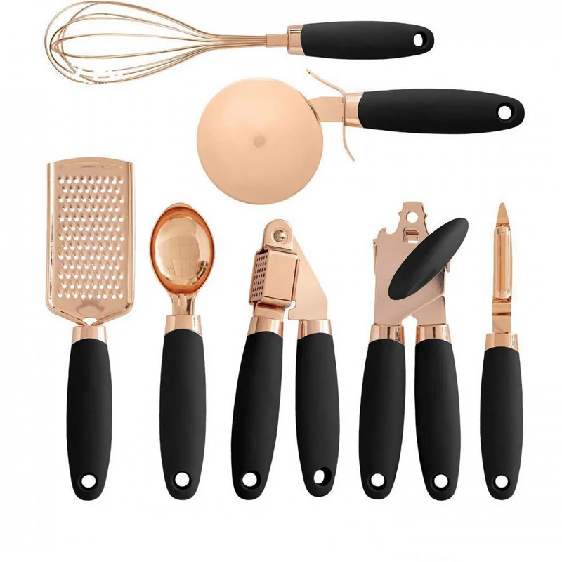 Small Kitchen gadgets seven piece set cheese planer pizza shovel can opener  stainless steel  accessories for kitchen