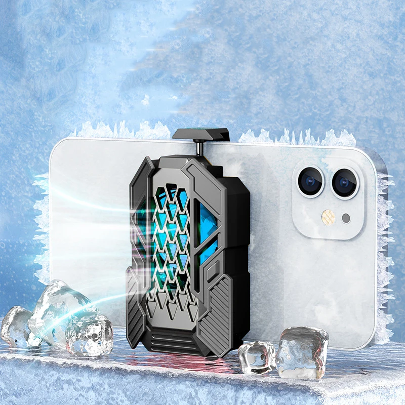 2022 New Design High Quality Phone Cooler Phone Holder Phone Bracket Wholesale Black White Packing