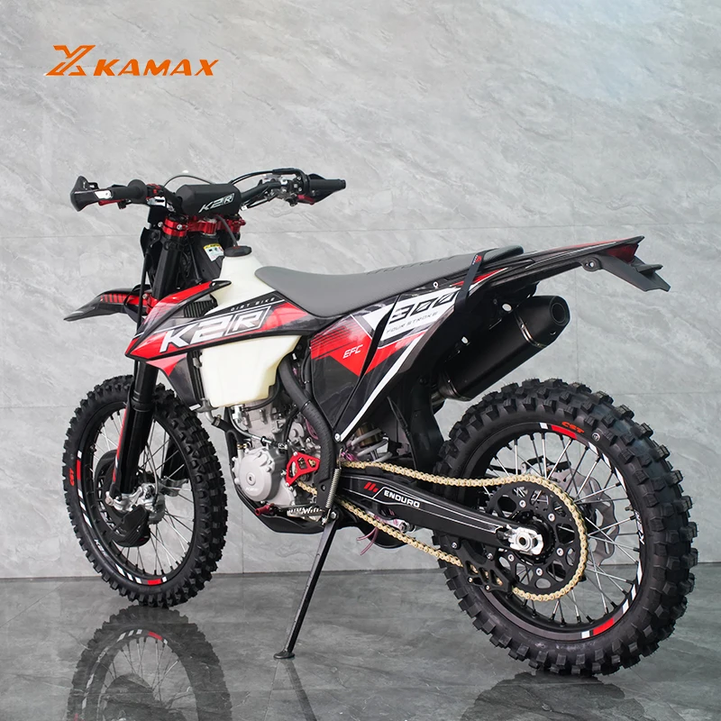 KAMAX 300NC Enduro 300cc dirt bike 4 Stroke Water Cooling Gas Dirt Bikes 300cc motor cross