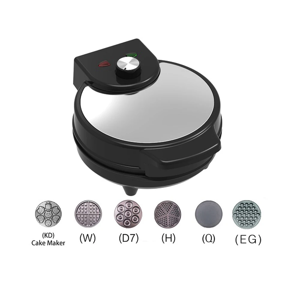 Hot sale Electric Household Waffle Maker Griddle Snack Maker Machine with Optional plate