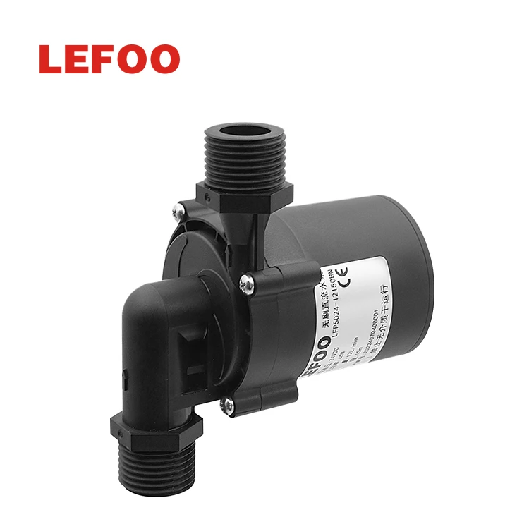 LEFOO CE ROHS FDA CQC a faible bruit mini 24 В DC бесщеточный помпезный циркуляционный центробежный насос