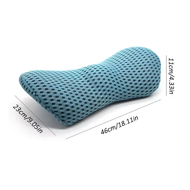 High Quality Lumbar Support Pillow for Office Chair and Car Seat Memory Foam Lower Back Pillow Cushion for Low Back Pain Relief