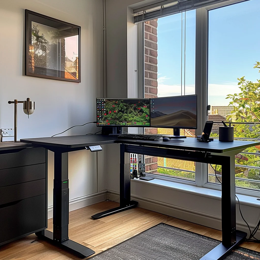 Modern  home furniture and office desk for home  stand up table  game adjustable height smart  electric Standing  Desks