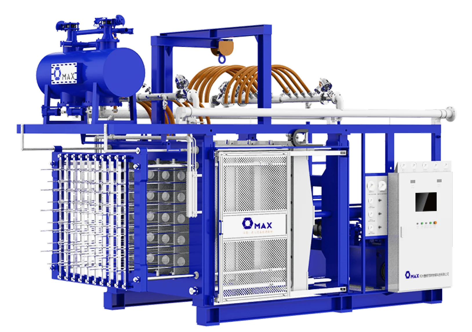 China Hot sale AutoEPS FOAM PRODUCTION LINE for styrofoam food fruit box ICF block moulding equipment