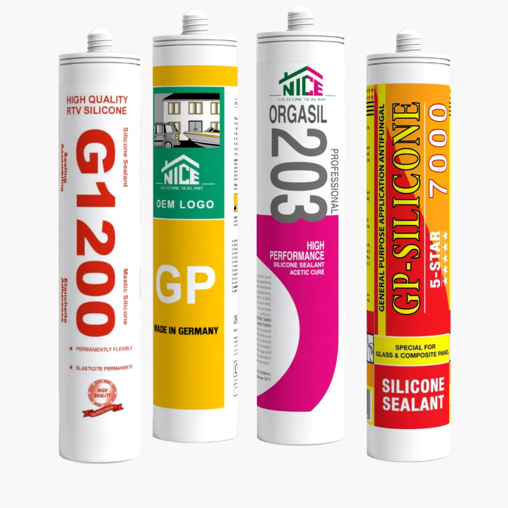 Clear Cheap Acetic Silicone Sealant Waterproof gp Acetoxy Cheap Clear  Adhesive Sealant Manufacturers for Windows and Doors