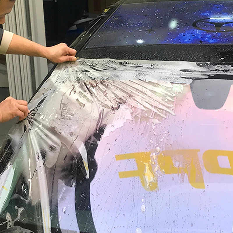 Anti-Explosion Film 1.2*15m Newly Wholesale Car Front Gear Only Kpu Special Materials 7mil For Car Front windscreen