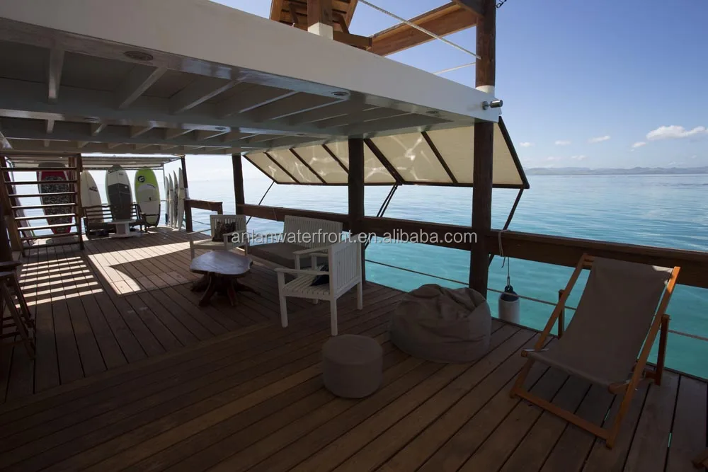 Other Marine Supplies Houseboat luxury Floating Bar Pontoon Boat Barge