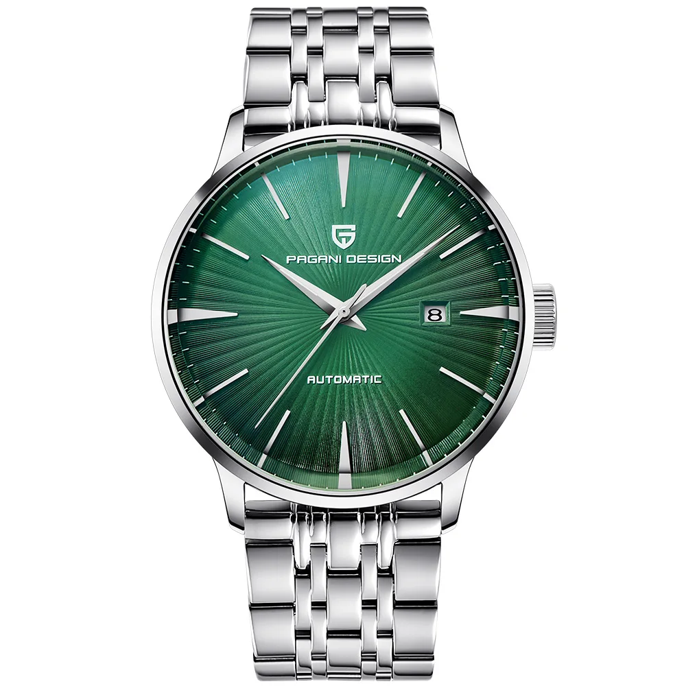 Wholesale mechanical men watch wooden mechanical watch wrist watch mechanism support customization