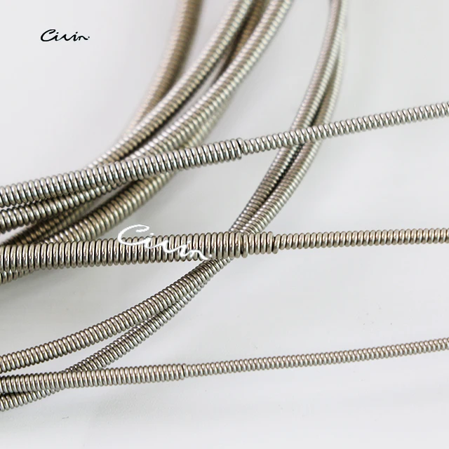 Civin Bs90-5 Electric Bass Guitar 5 Strings Oem Bulk Strings Hexangular Steel Core Nickel Alloy Wound Strings Plastic Bag