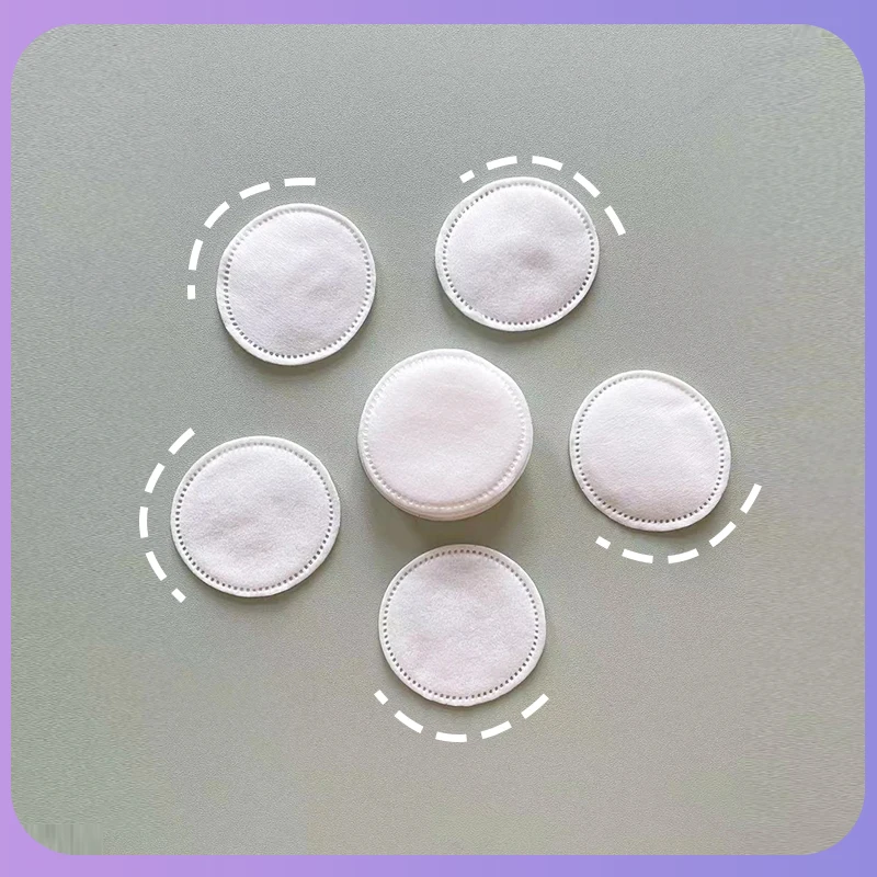 Free Samples OEM Design Round Cotton Pads  Customized Disposable Cotton Cotton Face Pads